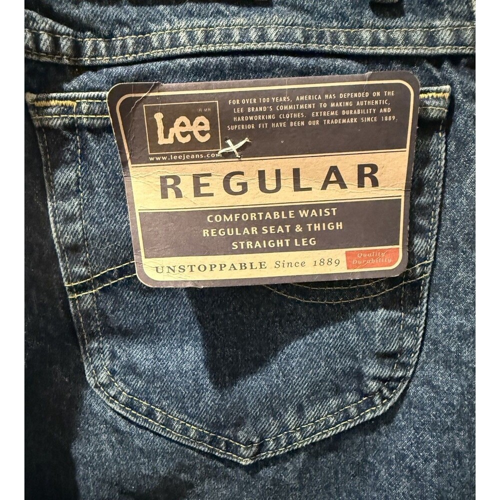 Vintage Lee Blue Jeans, Regular Fit, Deadstock NWT, Size 32x30